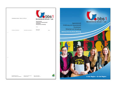 BBS 1 Berufsbildende Schulen Briefbögen und Mappen
