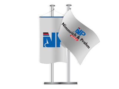 Nimmrich & Prahms Reederei, Tischflaggen, Accessoires