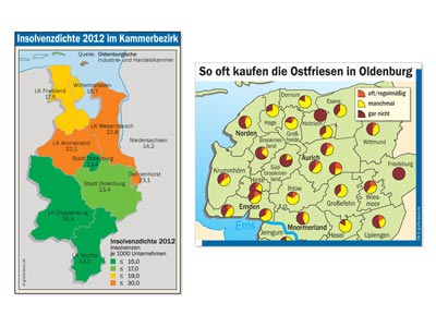 ZGO, Kartografische Darstellungen