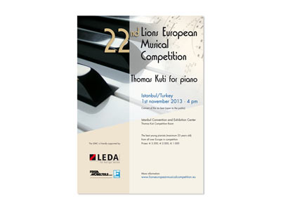 Lions Club Musikpreis, Plakate