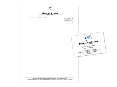 Nimmrich & Prahms Reederei, Geschäftsausstattung